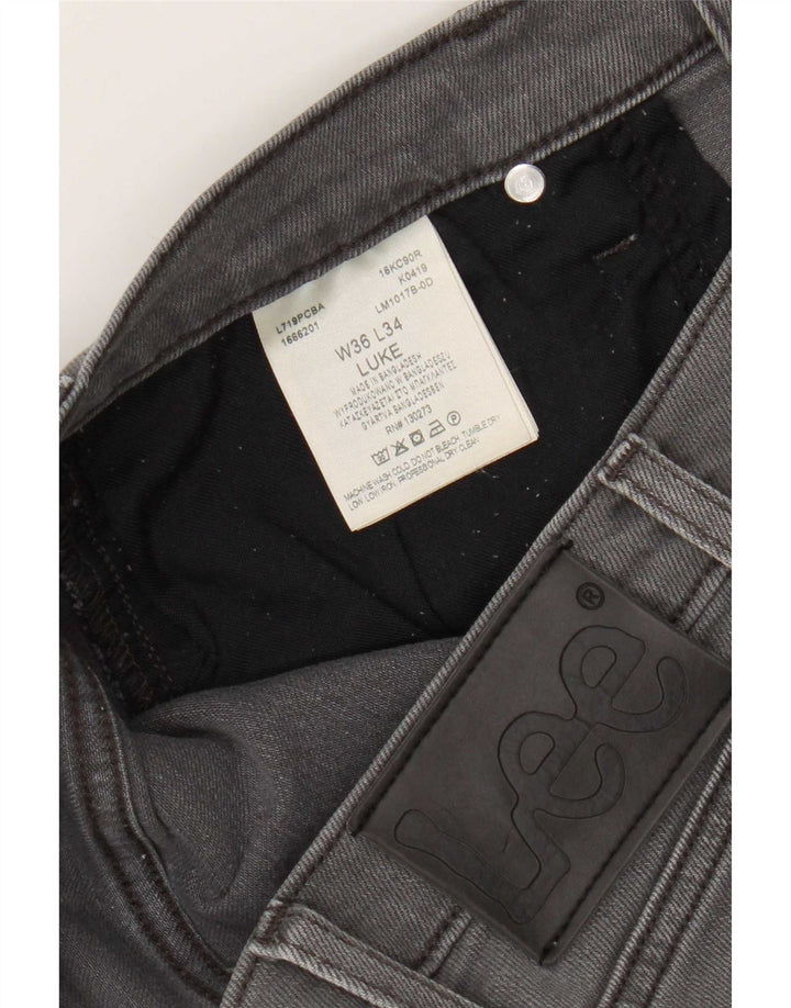 Lee Jean Slim Luke W36 L34 Homme Gris Coton
