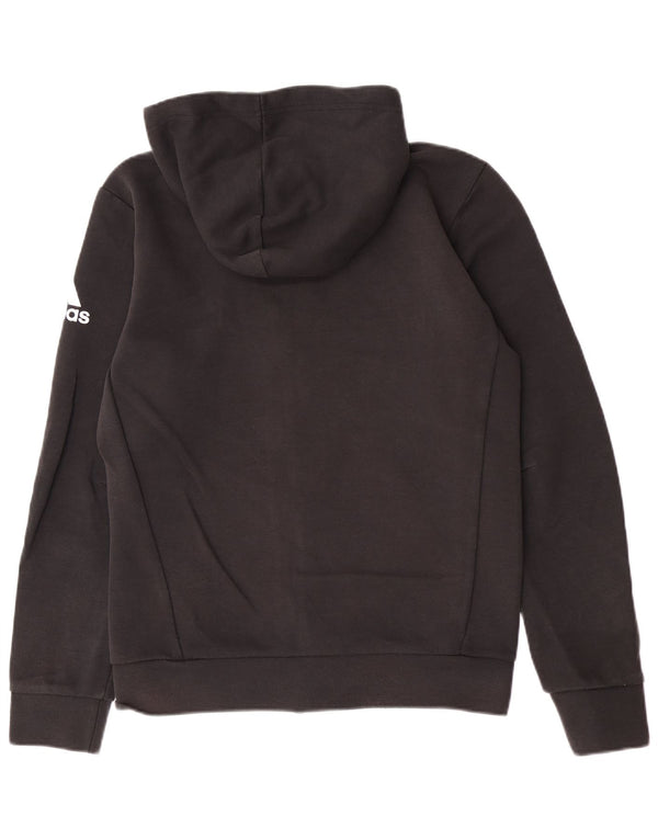 Adidas Pull à capuche zippé pour homme Petit coton noir