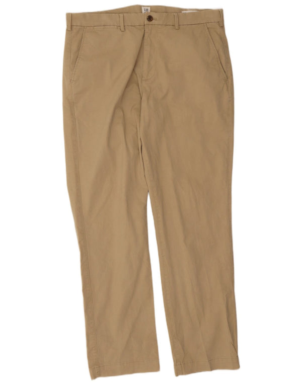 Gap Pantalon Chino Droit Homme W36 L32 Beige Coton