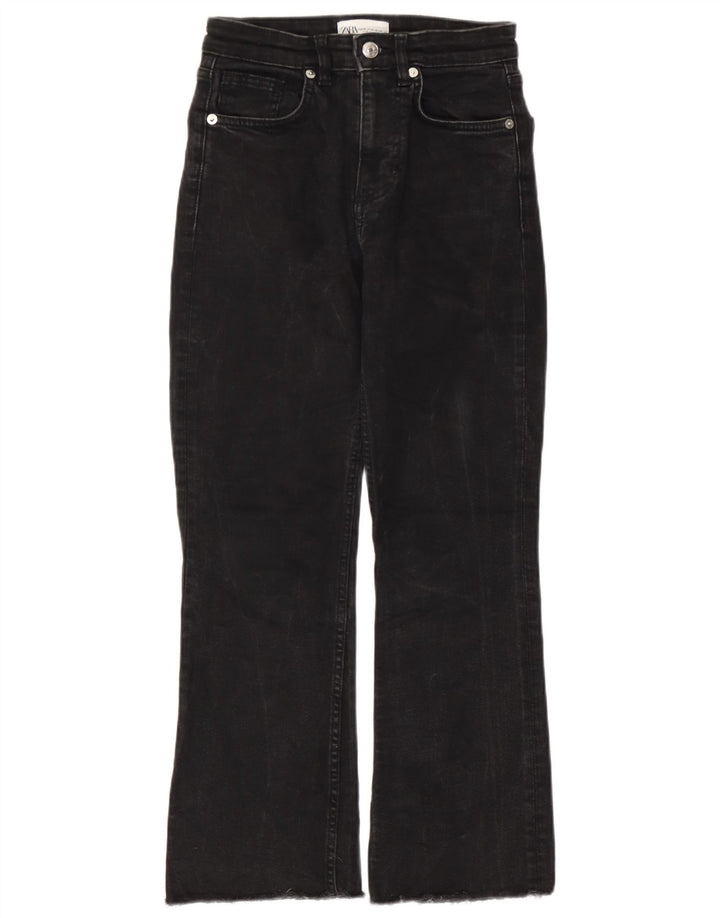 Zara Jean Bootcut Femme EU 36 XS W26 L25 Noir