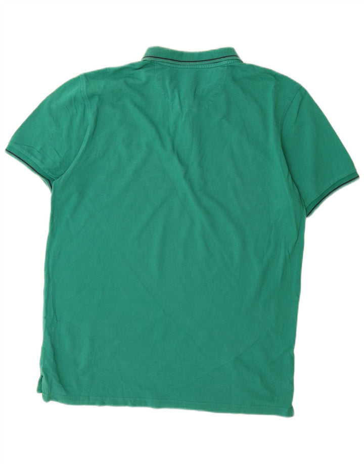 Lee Polo Regular Fit Homme Vert Moyen Coton