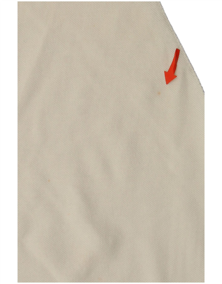 Tommy Hilfiger Polo Slim Fit Graphique pour Homme Petit Blanc Colorblock