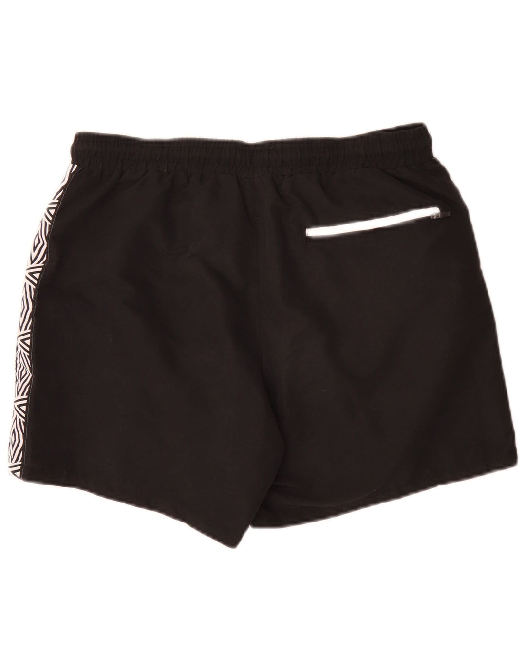 Umbro Short de Bain Graphique Homme Large Noir Géométrique Polyester