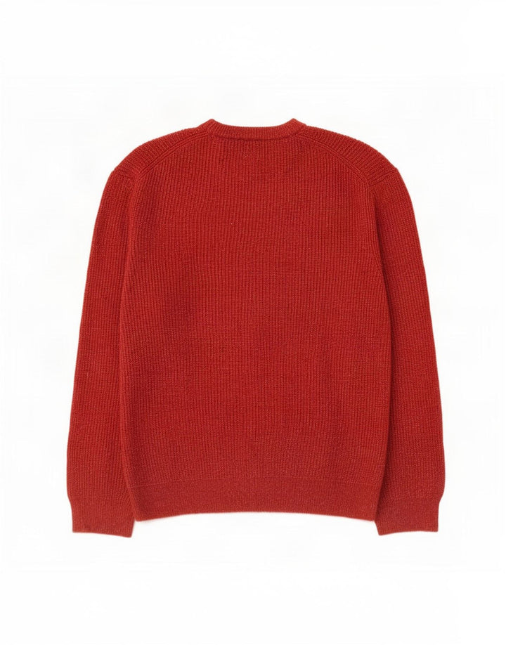 Marks & Spencer Pull ras du cou pour homme 2XL Rouge Polyamide