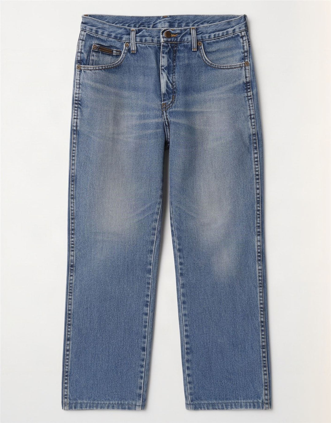 Wrangler Jean Droit Texas Homme W32 L27 Bleu Coton