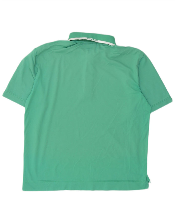 Chervo Polo Homme Grand Coton Turquoise
