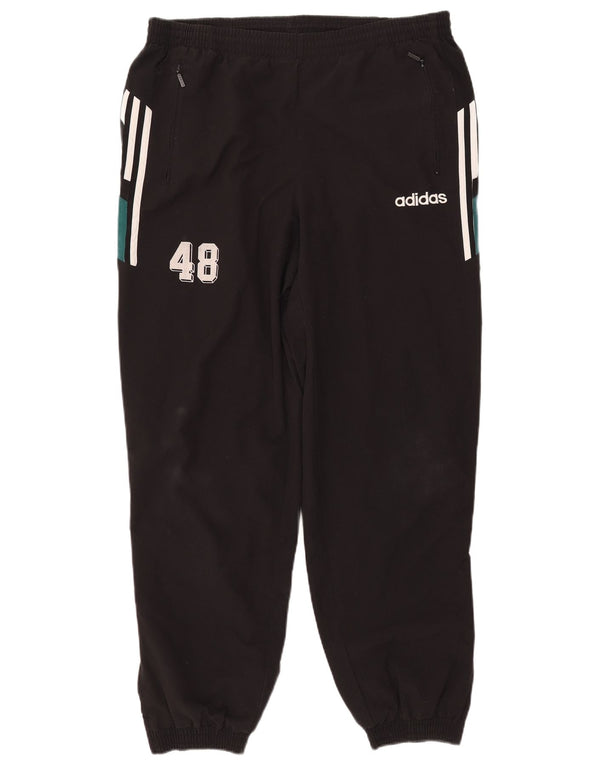 Adidas Pantalon de survêtement graphique pour homme UK 42/44 Large Noir