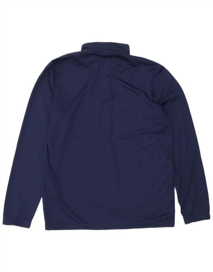 Adidas Aeroready Pull à col zippé pour homme Bleu marine Taille L