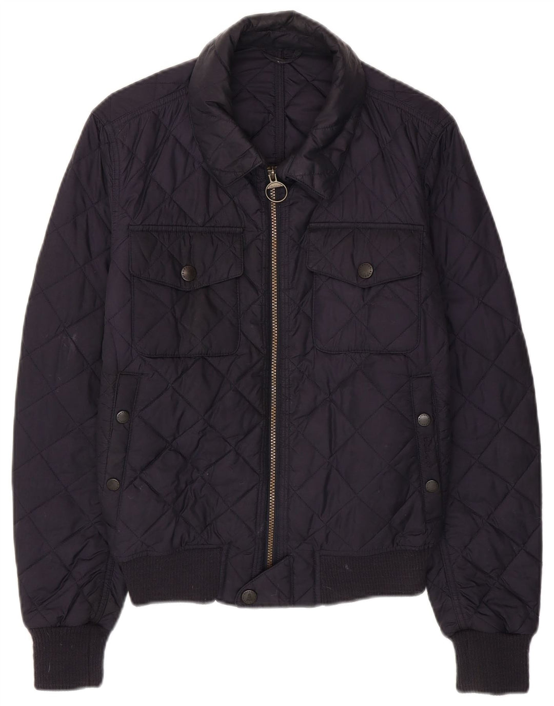 Barbour Veste matelassée pour homme UK 36 Small Bleu Marine Polyamide