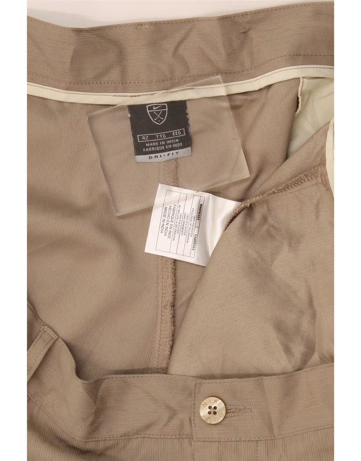 Nike Short chino Dri Fit Pegged pour homme W42 2XL Beige Polyester