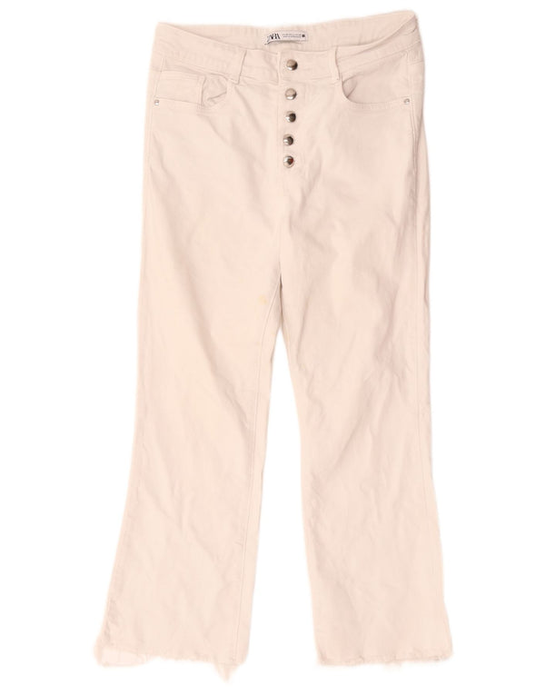 Zara Jean large femme Small W28 L27 Coton blanc