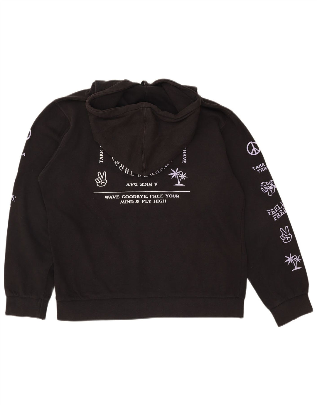 BILLABONG Pull à Capuche Graphique Homme Noir Moyen