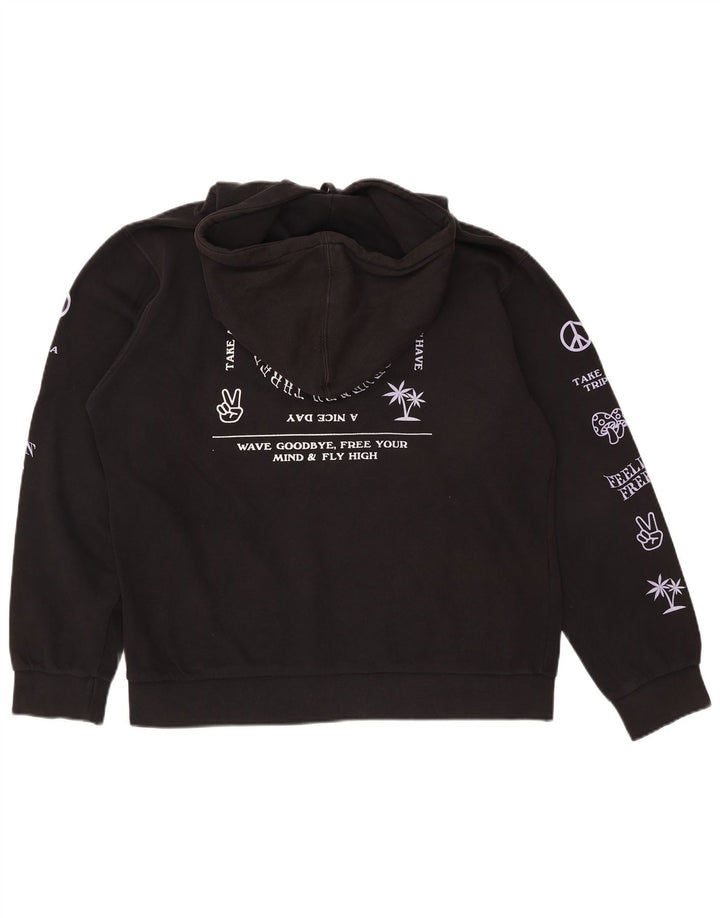 BILLABONG Pull à Capuche Graphique Homme Noir Moyen