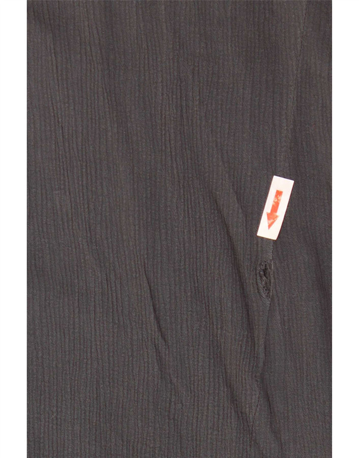 Zara Chemisier à manches 3/4 pour femme Gris moyen UK 14