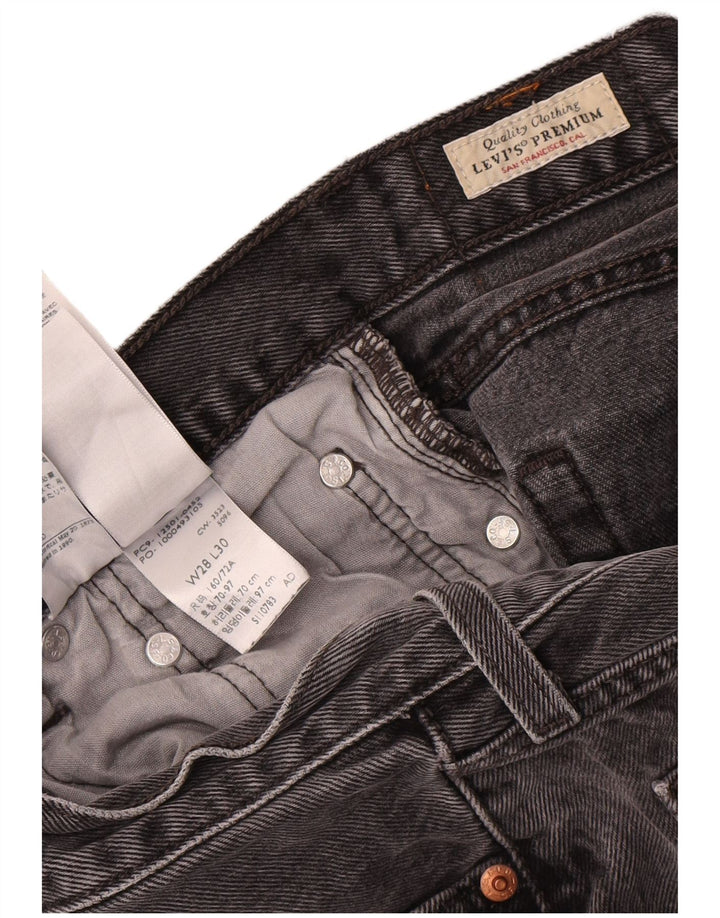 Levi's Jean Droit 501 Femme W28 L26 Gris Coton