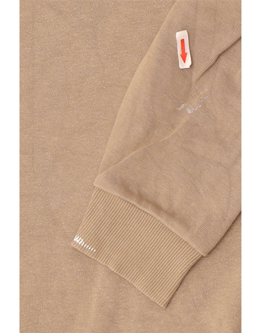 Zara Homme Sweatshirt Jumper Coton Beige Moyen