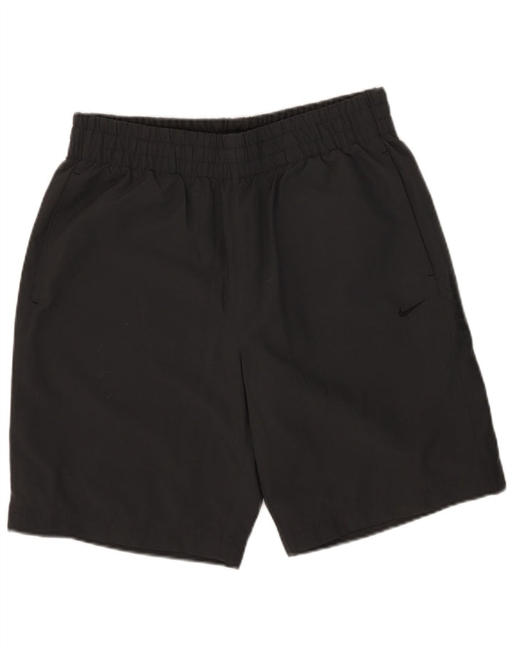 Short de sport Nike pour hommes, grand, gris, polyester