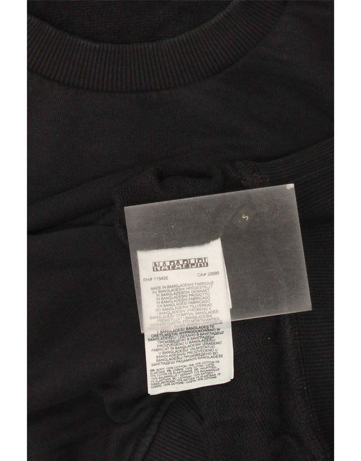 Napapijri Sweat-shirt pour homme Small Noir Coton