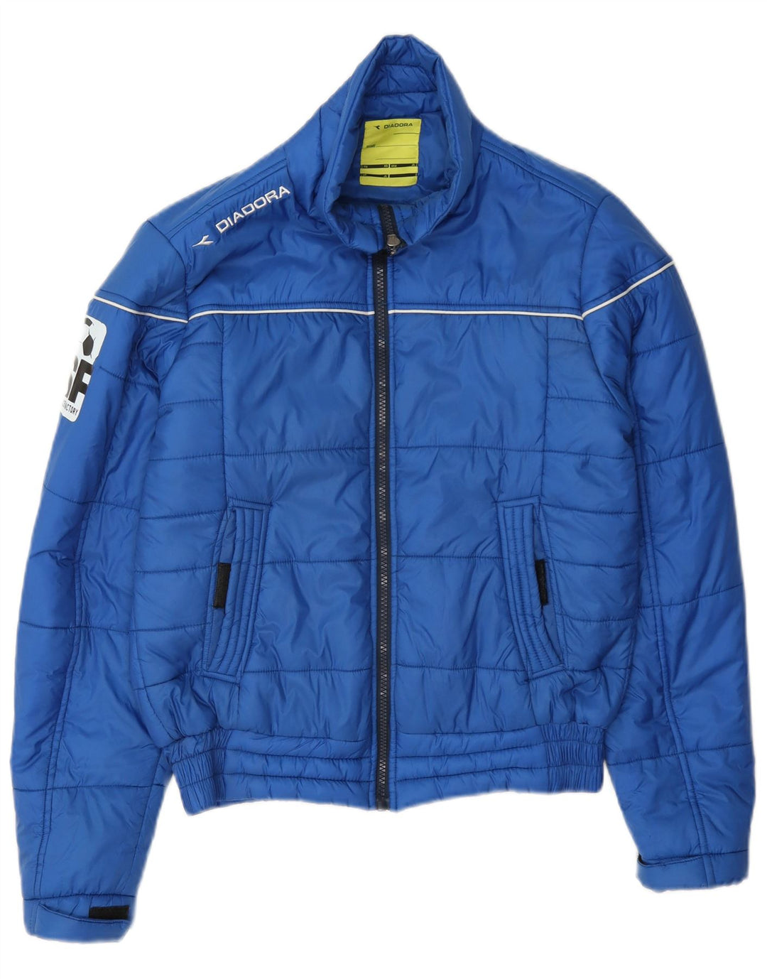 Diadora Veste matelassée graphique pour garçons 9-10 ans, grand bleu, polyester