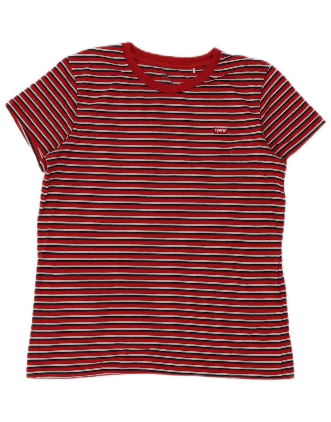 LEVI'S T-Shirt Homme Petit Rouge Rayé Coton