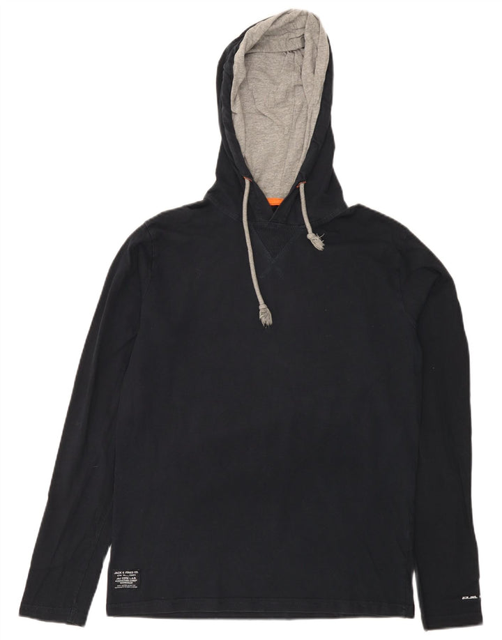 Jack & Jones Haut à capuche à manches longues pour homme Bleu marine moyen
