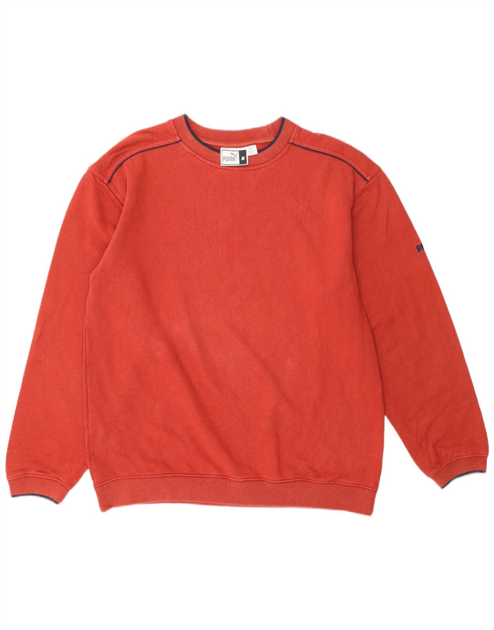PUMA Sweat-Shirt Homme Rouge Moyen