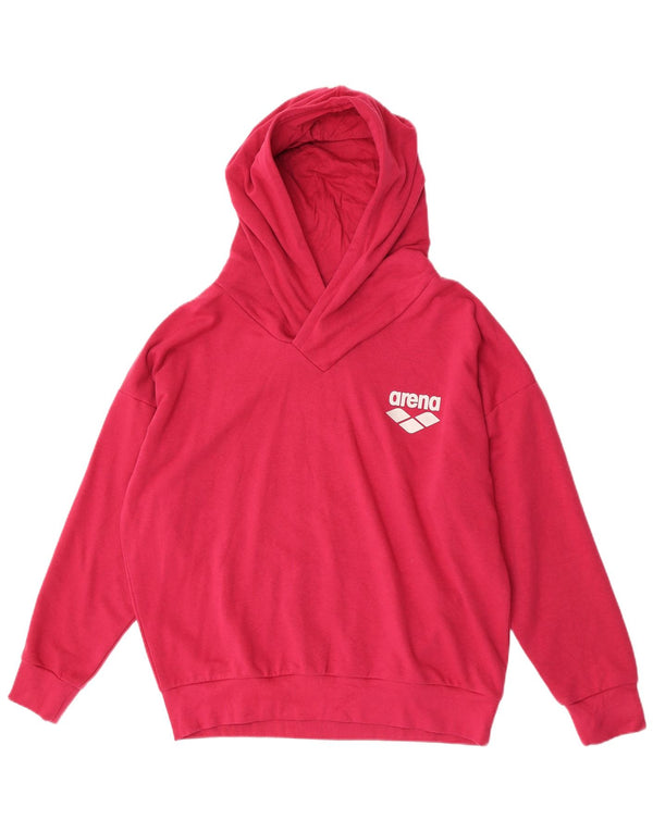 Arena Pull à capuche surdimensionné pour femme UK 46 Large Rose Coton