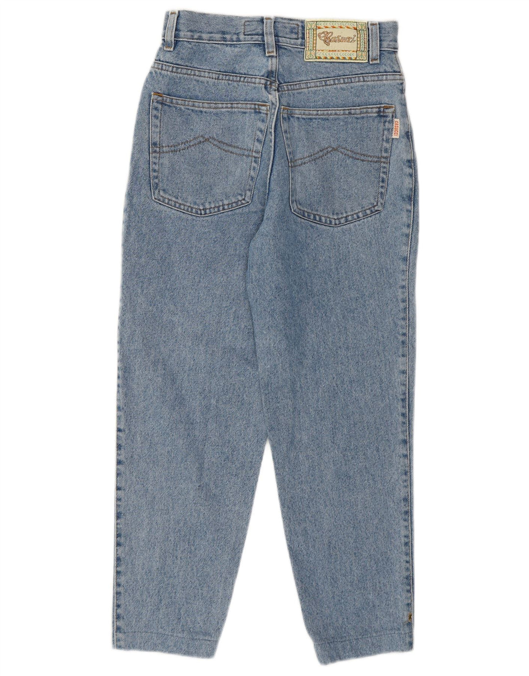 CASUCCI Jean court taille haute pour femme IT 42 Medium W26 L23 Bleu