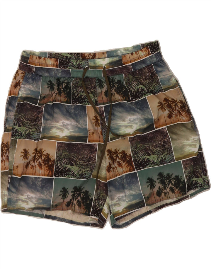 COAST Mens Swimming Shorts Medium  Multicoloured Patchwork Hawaiian Vintage Coast and Second-Hand Coast from Messina Hembry 