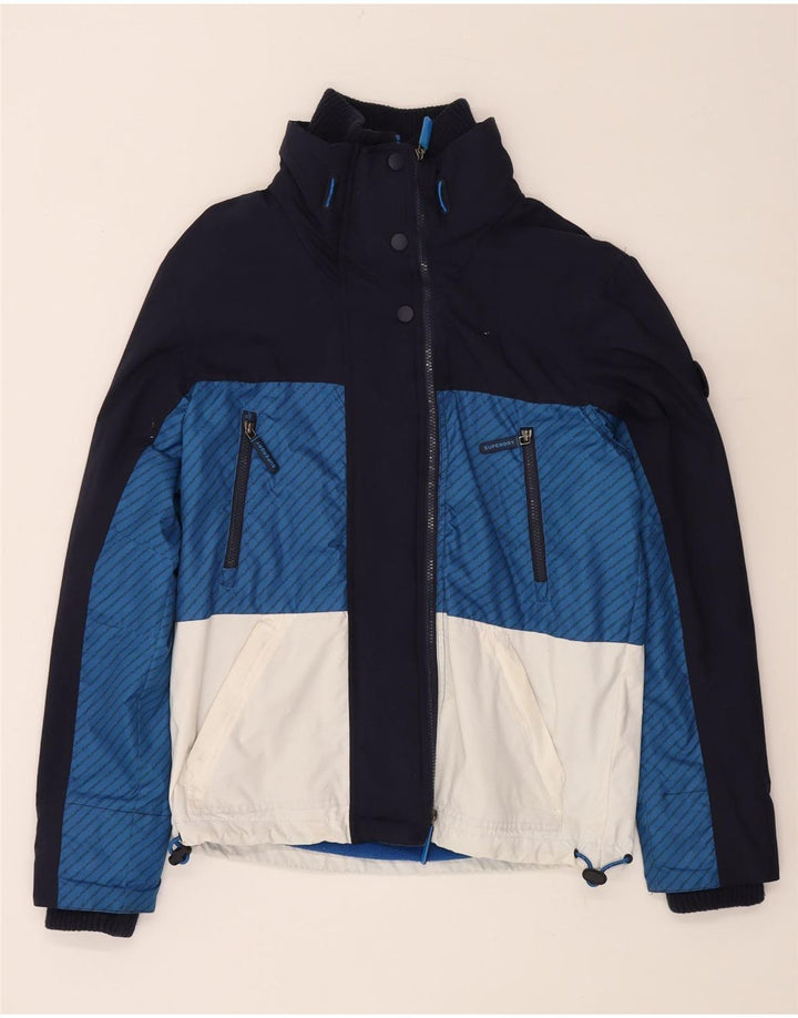 Superdry Veste coupe-vent Windtrekker pour homme UK 38 Bleu marine moyen