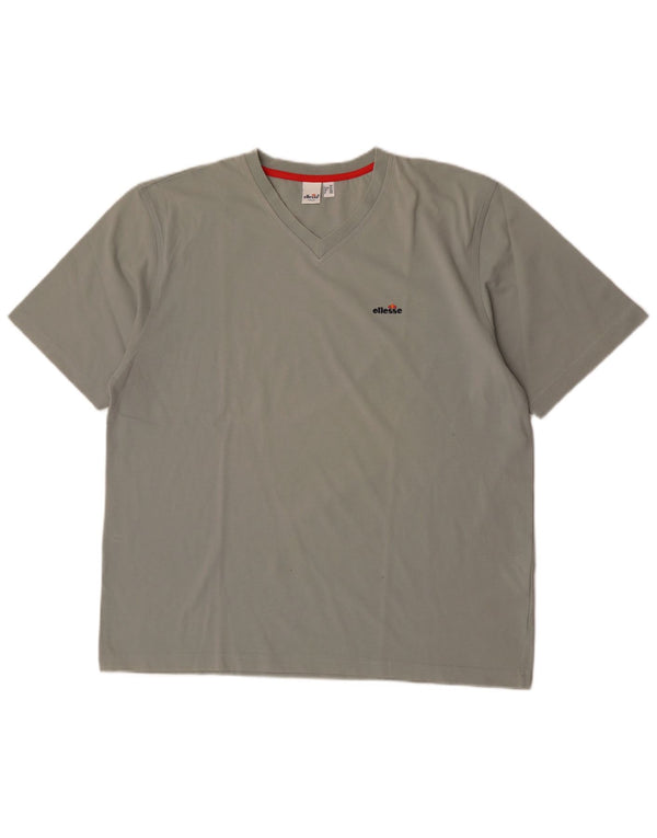 Ellesse T-Shirt Homme Top XL Gris Coton