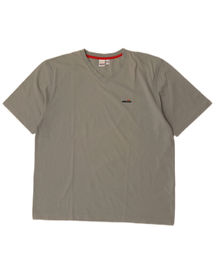 Ellesse T-Shirt Homme Top XL Gris Coton
