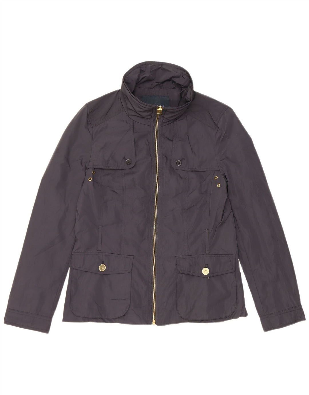 Zara Veste utilitaire pour femme UK 14 Large Bleu Marine Polyester