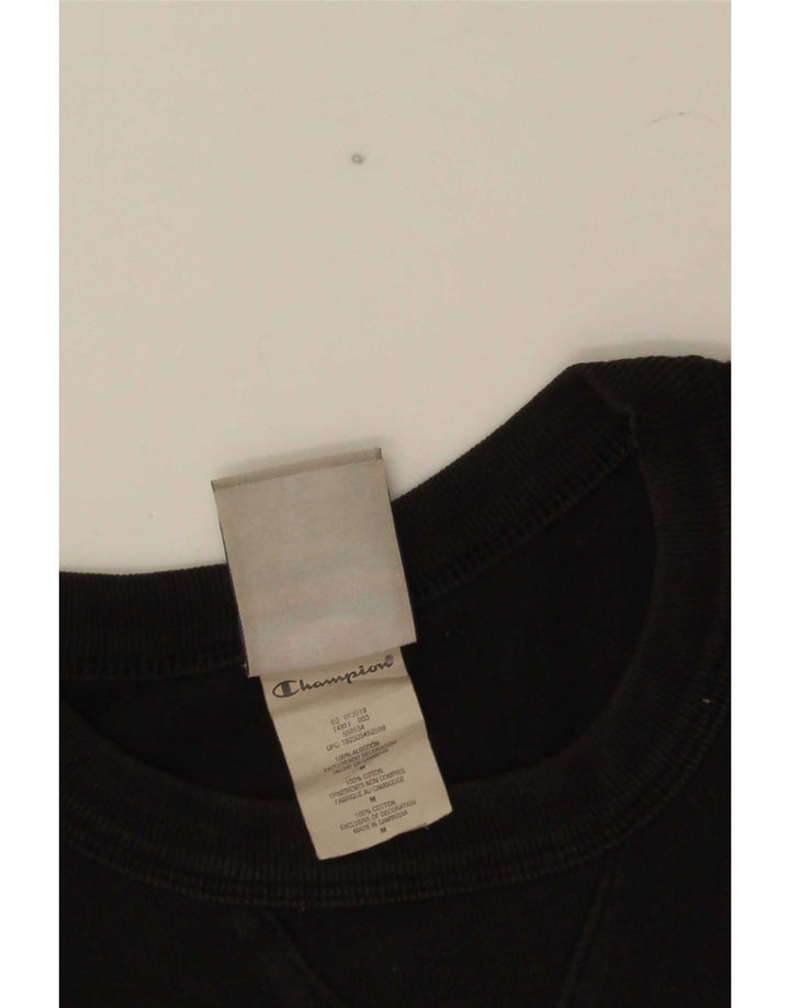 Champion T-Shirt Graphique Homme Noir Moyen Coton