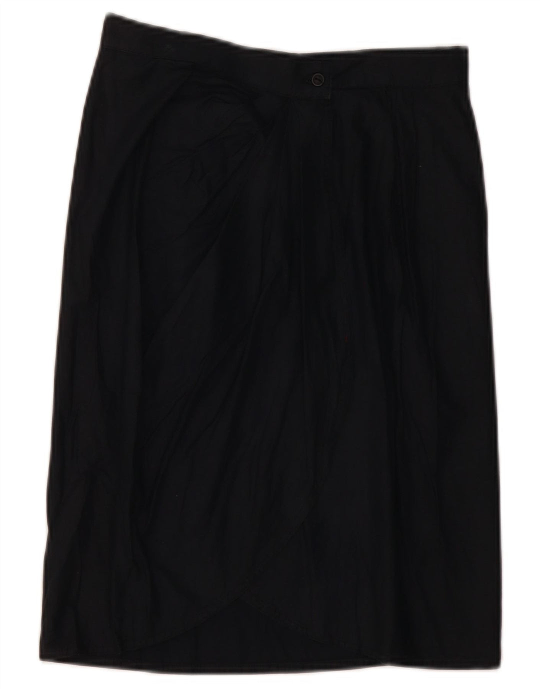 VINTAGE Jupe portefeuille femme W26 Petit Noir