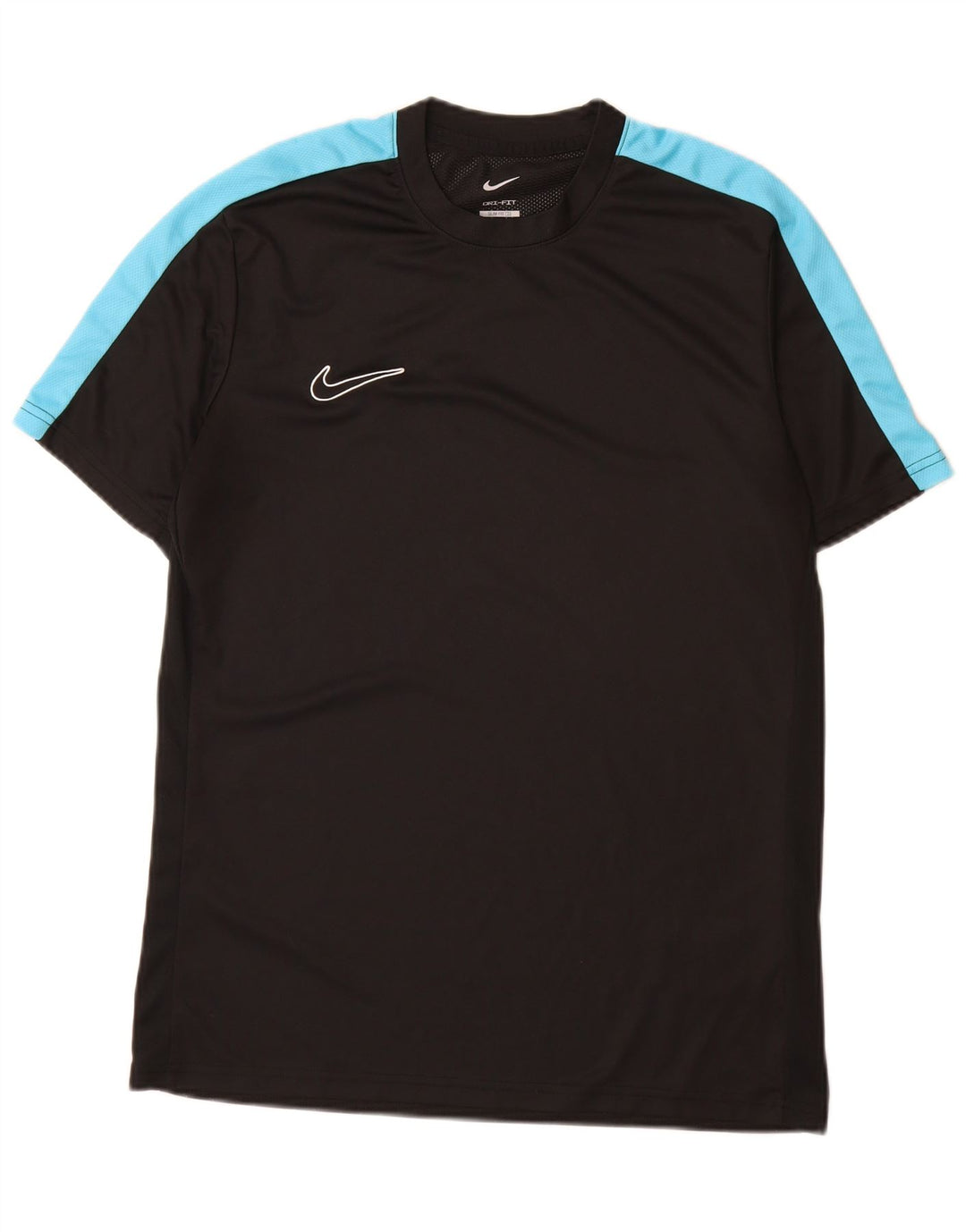 Nike Hommes Dri Fit Slim Fit T-Shirt Haut Large Noir Colorblock Polyester