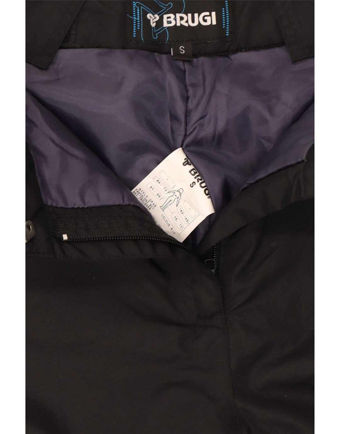 Brugi Pantalon de ski pour femme UK 10 Small Noir Polyamide