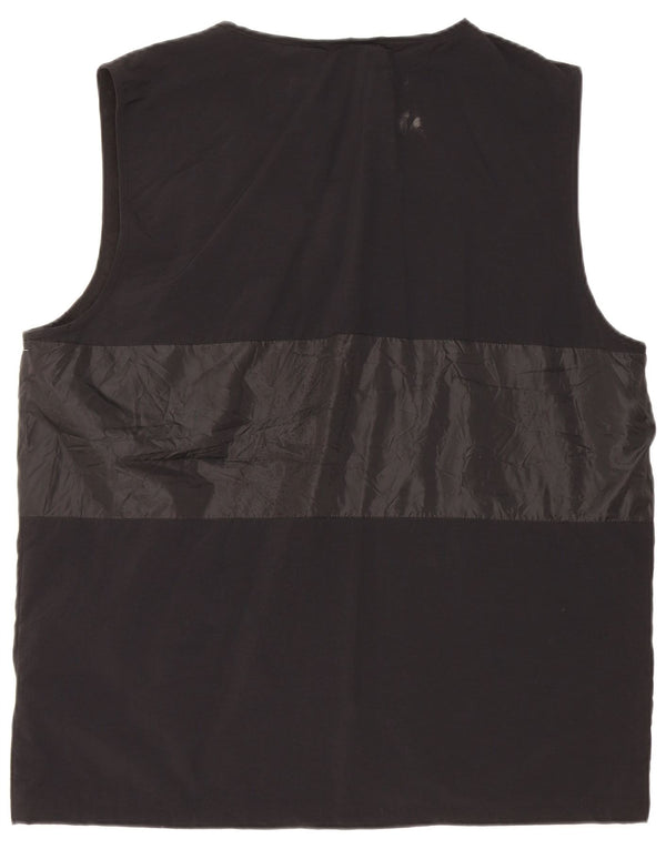 Fila Gilet utilitaire pour hommes UK 42 XL Noir Polyester