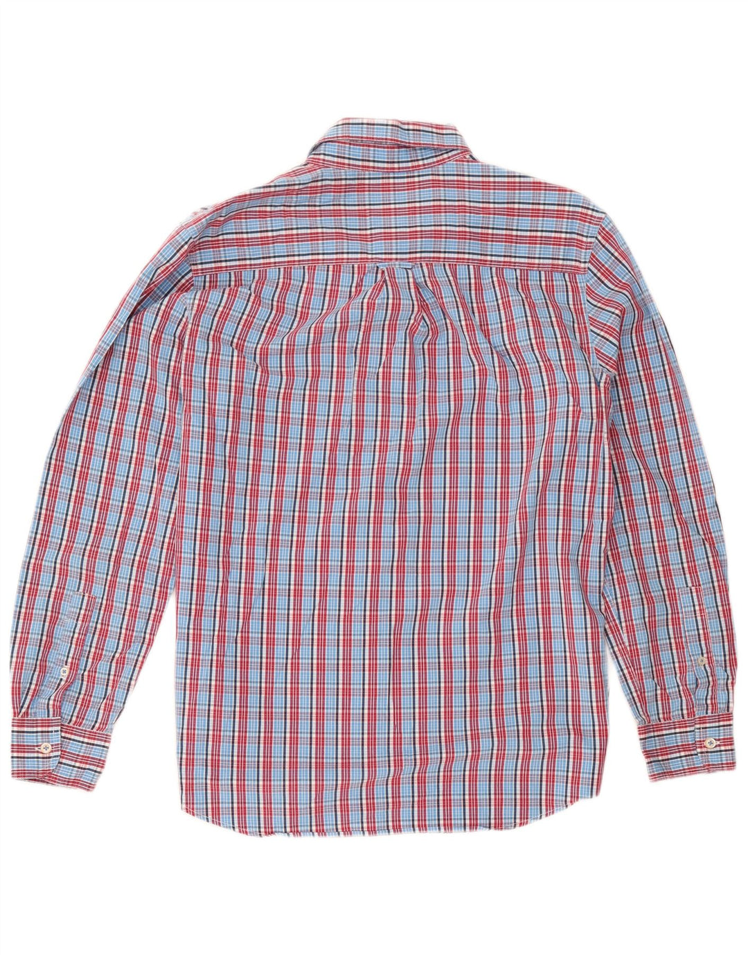 Chaps Chemise Homme Bleu Moyen Carreaux Coton