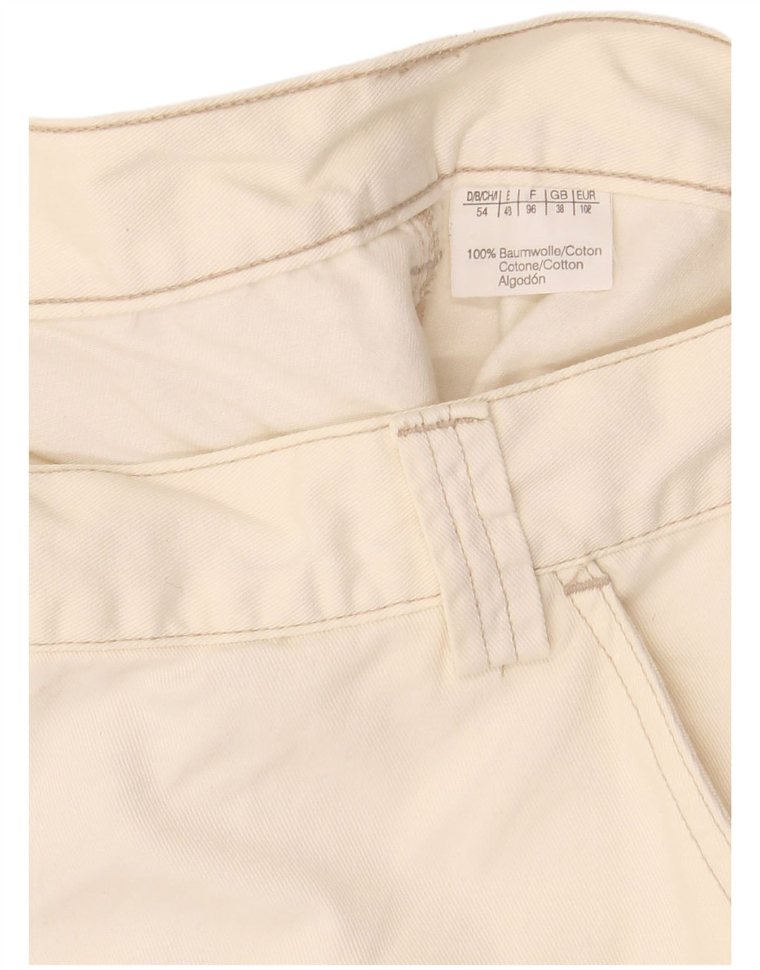 Short Cargo Vintage Homme W38 XL Coton Blanc