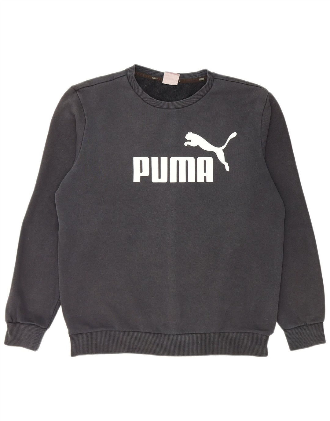 Puma Sweat-Shirt Graphique Homme Noir Moyen Coton