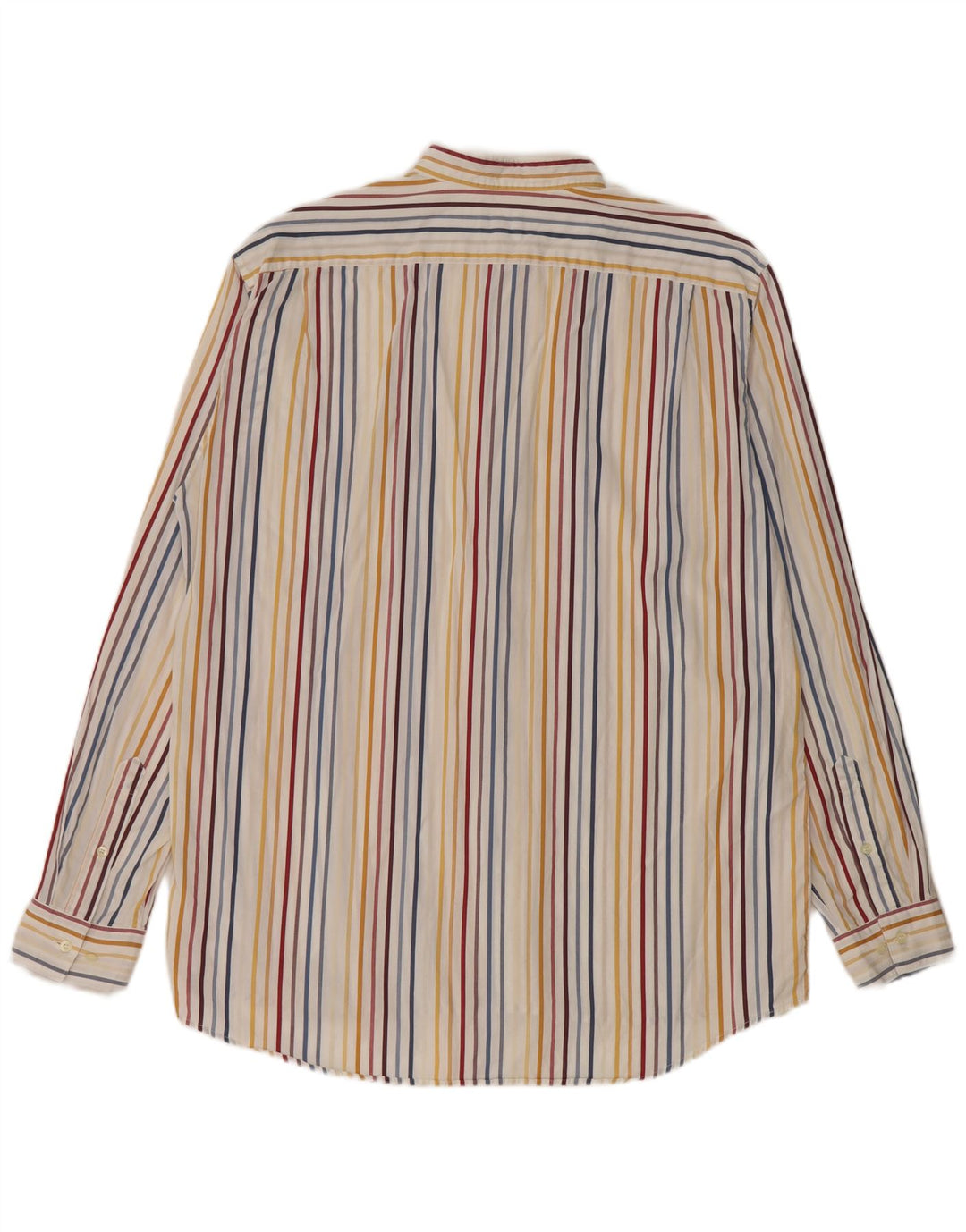 LACOSTE Chemise Homme Taille 42 Grand Coton Rayé Multicolore