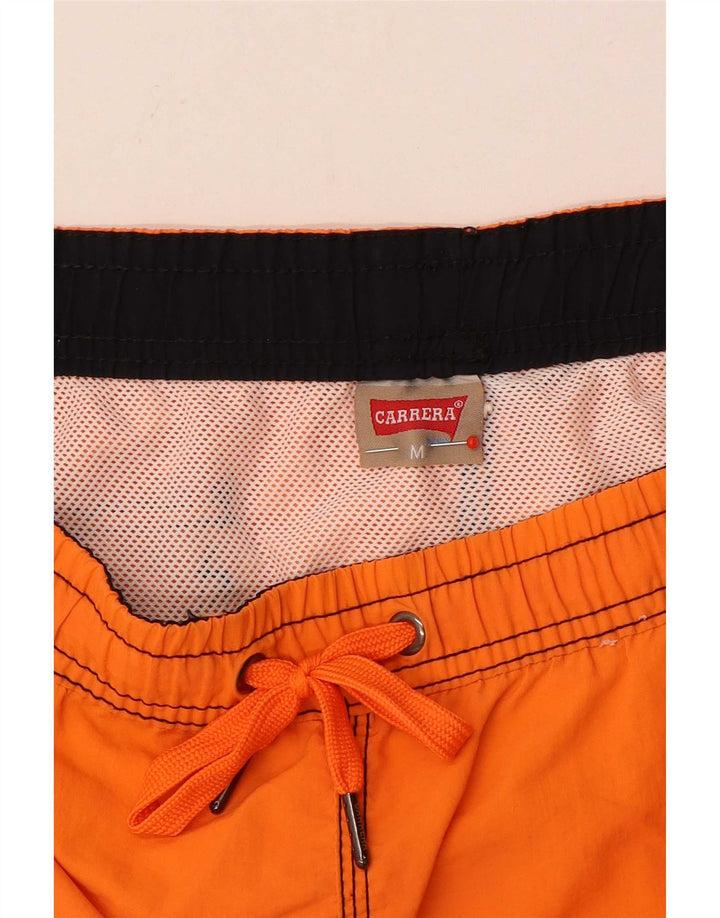 Carrera Short de Bain Graphic Homme Orange Moyen Polyamide