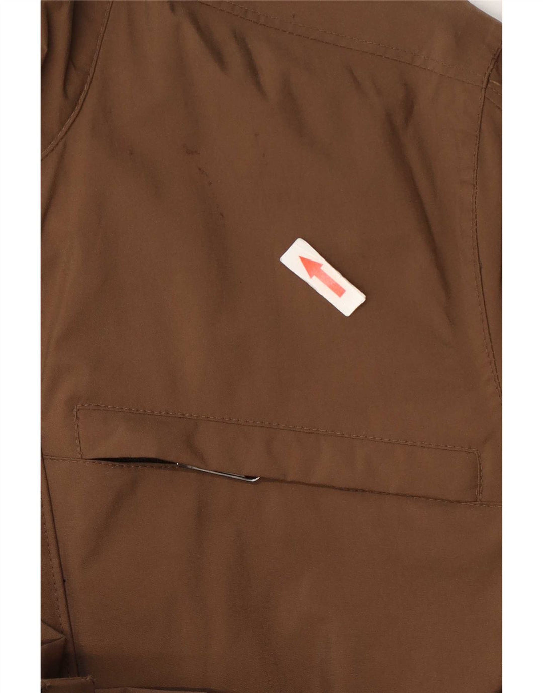 veste utilitaire homme vintage UK 38 Polyamide brun moyen