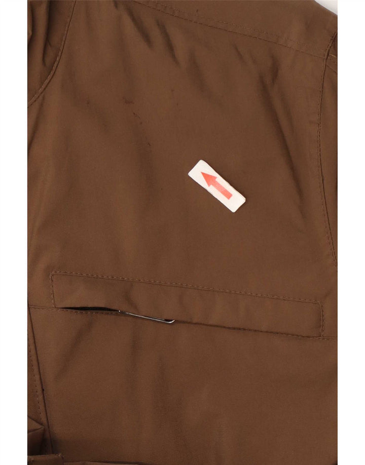 veste utilitaire homme vintage UK 38 Polyamide brun moyen