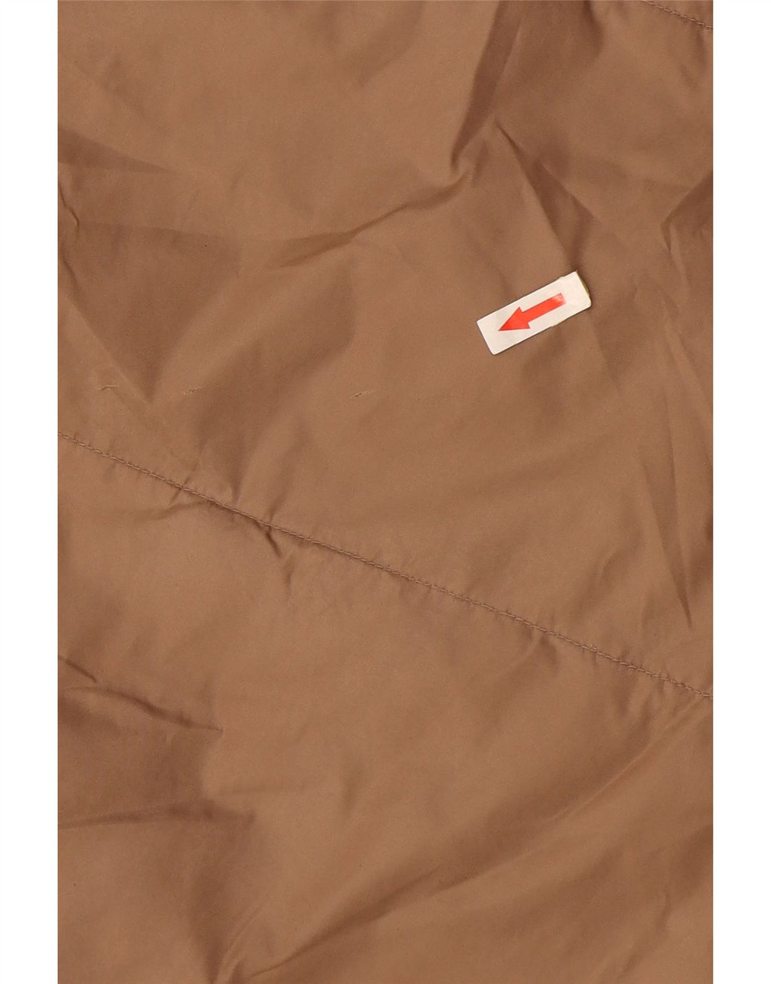 Zara Manteau matelassé à capuche surdimensionné pour femme UK 10 Petit Beige