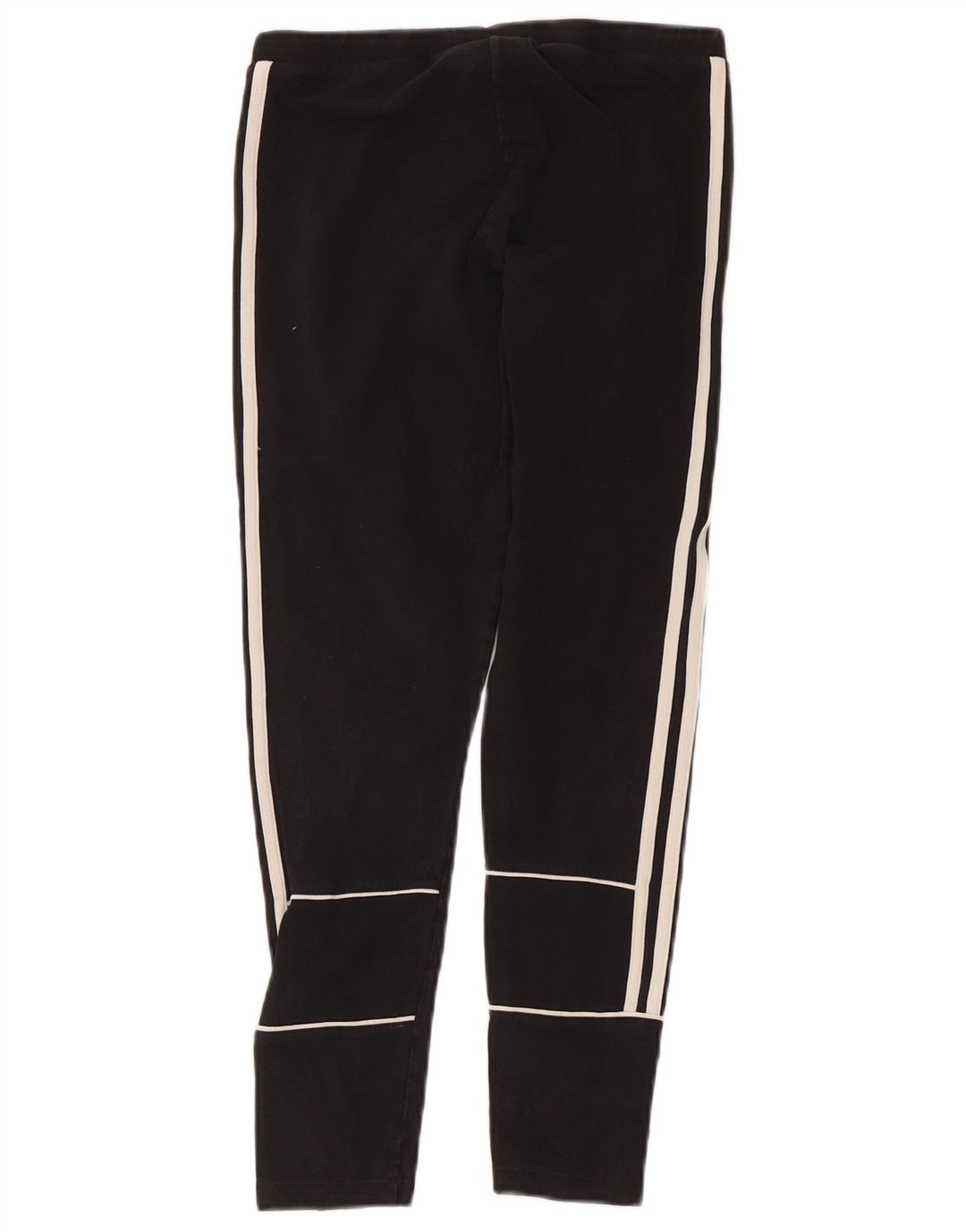 Adidas Legging court pour femme UK 12 en coton noir moyen