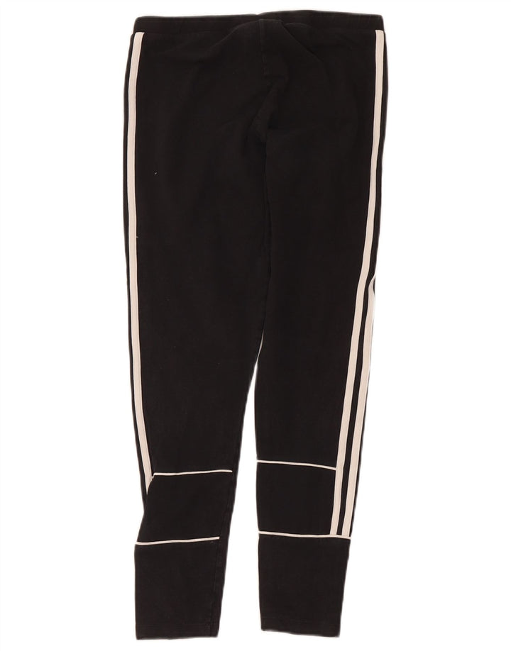Adidas Legging court pour femme UK 12 en coton noir moyen
