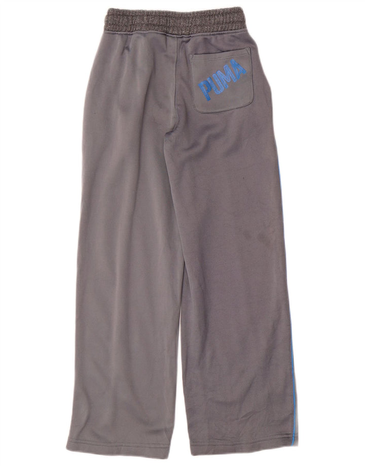 Puma Pantalon de Survêtement Graphique Garçon 7-8 ans Petit Gris Polyester