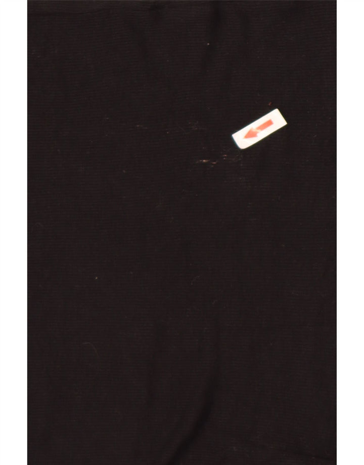 Zara Femme Top Manches Longues UK 16 Large Noir
